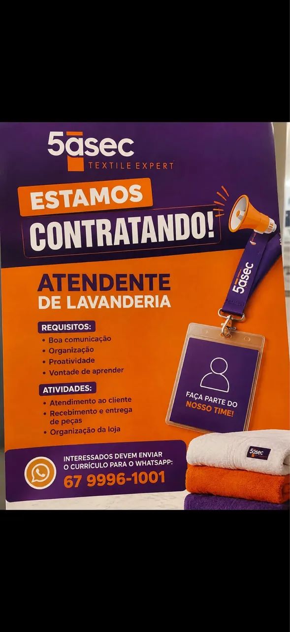 Contrata-se Atendente 