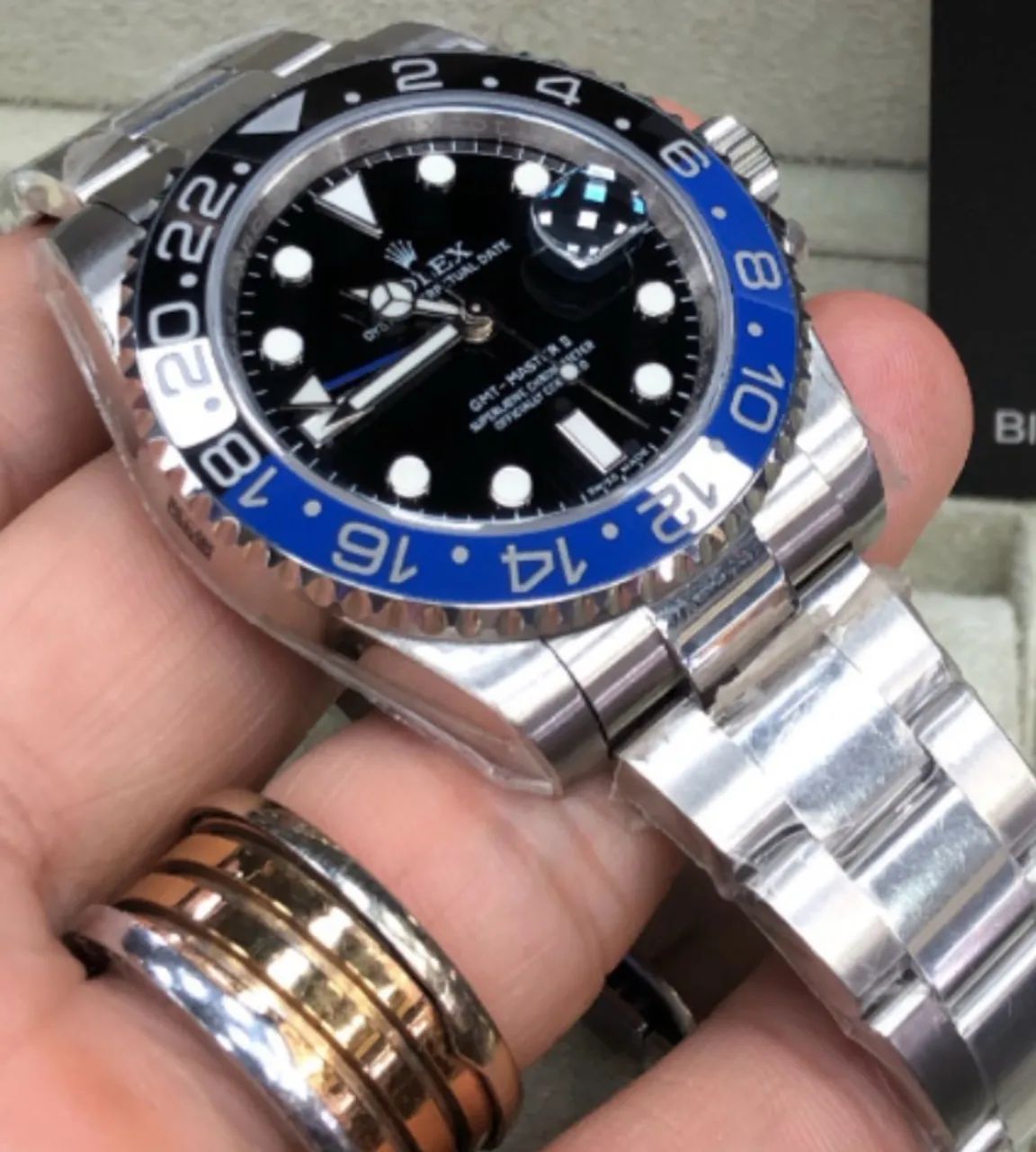 Rolex GMT (batman), 40 mm, automático,(CL - A+) - Foto 3