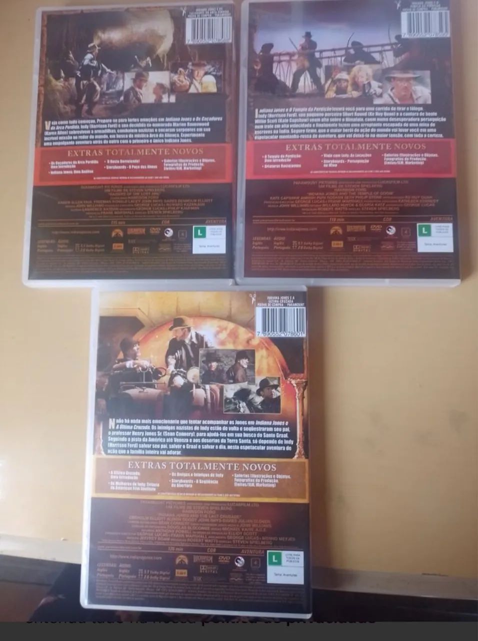 ? Box com 3 DVDs Indiana Jones The Adventure Collection - Foto 2