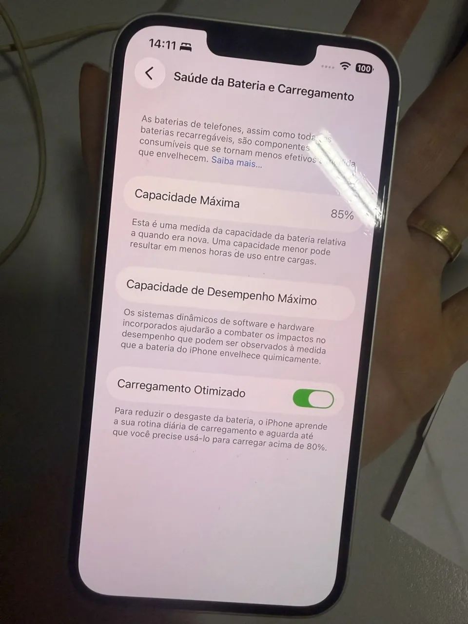 iPhone 14 128GB - BRANCO  - Foto 4