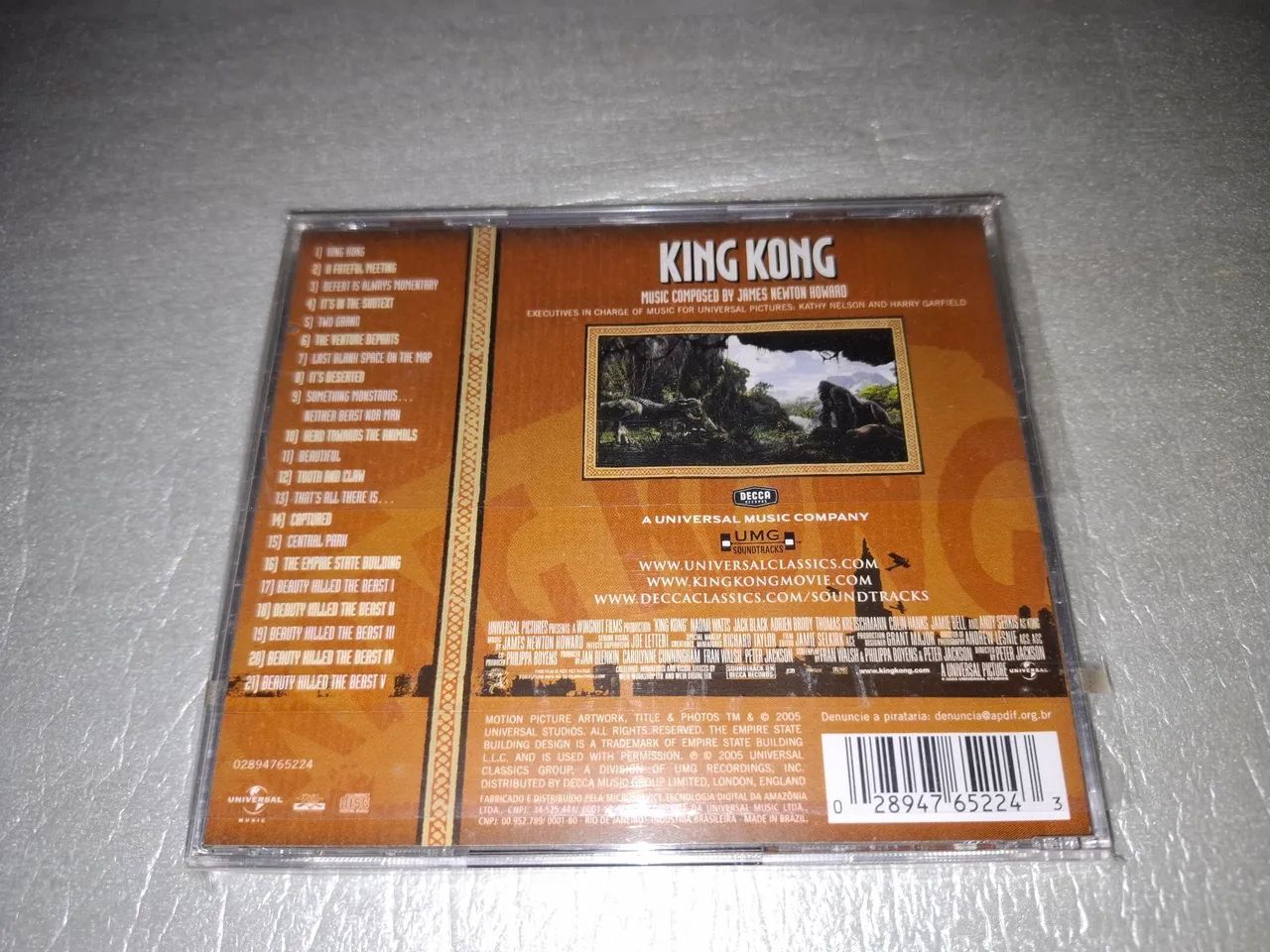 King Kong - Trilha Sonora em CD [Edição Rara] - Foto 2