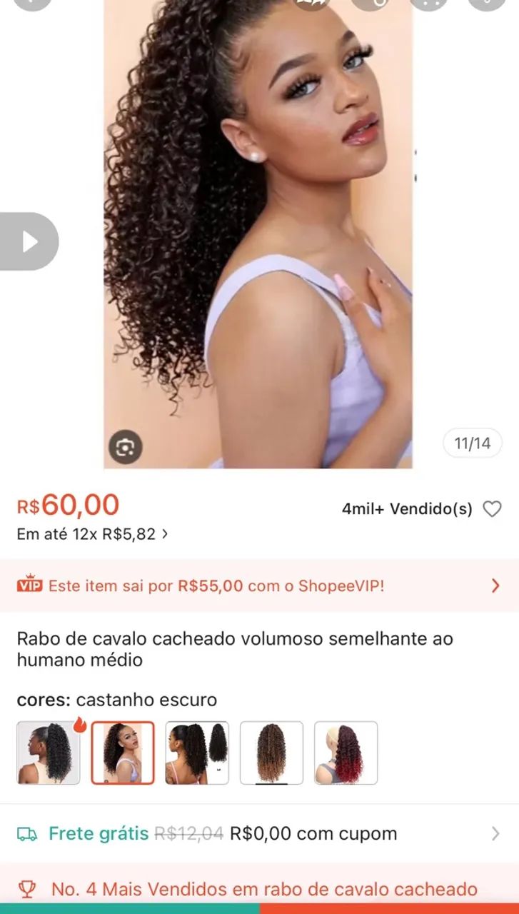 Rabo de cavalo nunca usado  - Foto 2