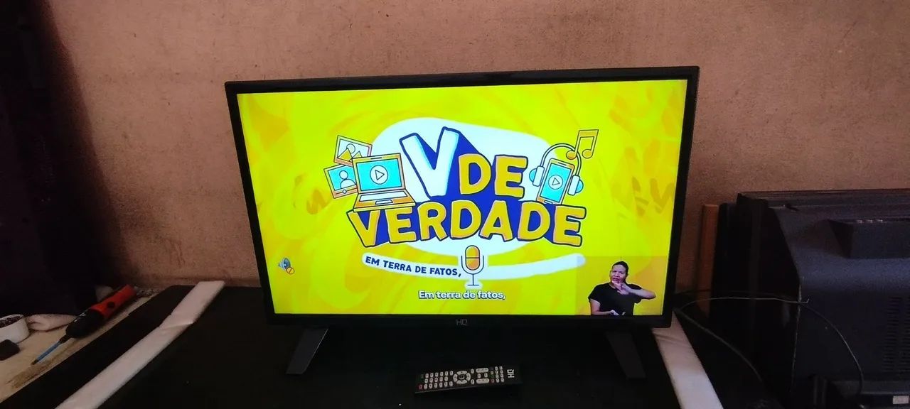 TV HQ 32 polegadas LED - Foto 3