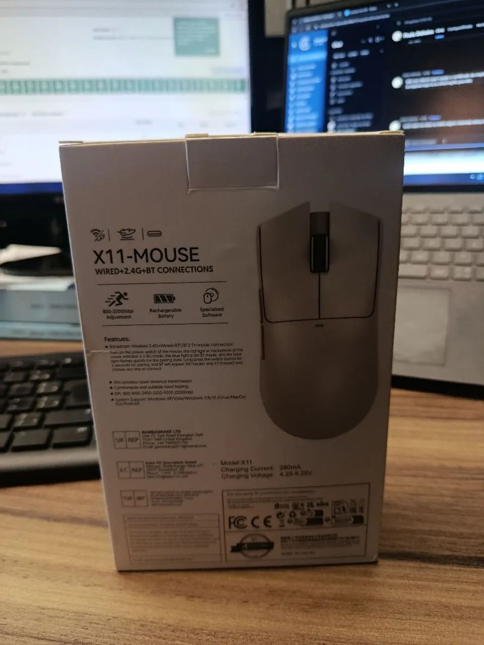 MOUSE ATTACK SHARK X11 - NOVO - Foto 2