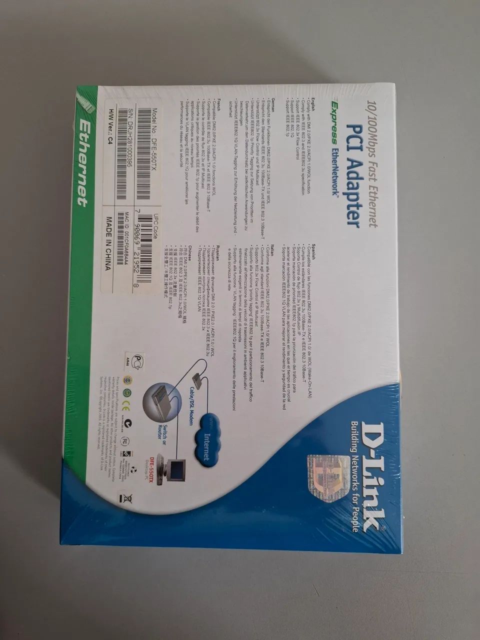 Placa de rede D-Link novo e  lacrado  - Foto 2