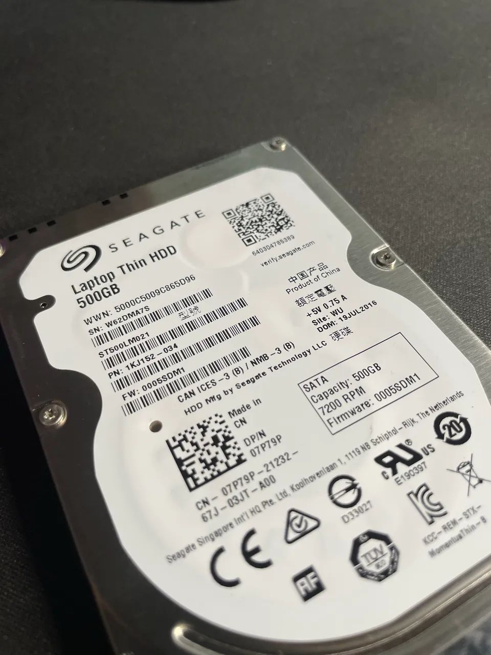 HD 500GB SEAGATE