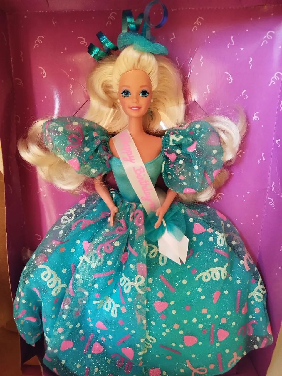 Boneca Barbie 1993 birthday Mattel 