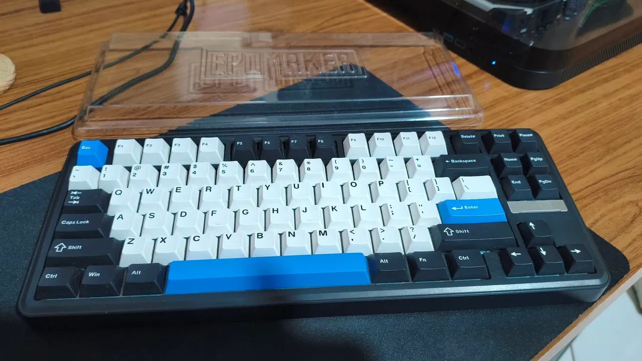 Teclado Mecânico Epomaker TH85 - completo na Caixa - Foto 4