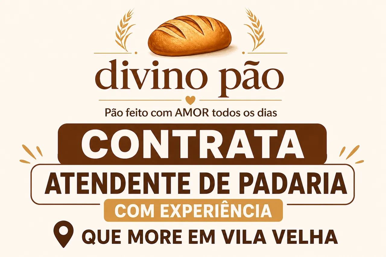 Contrata atendente 