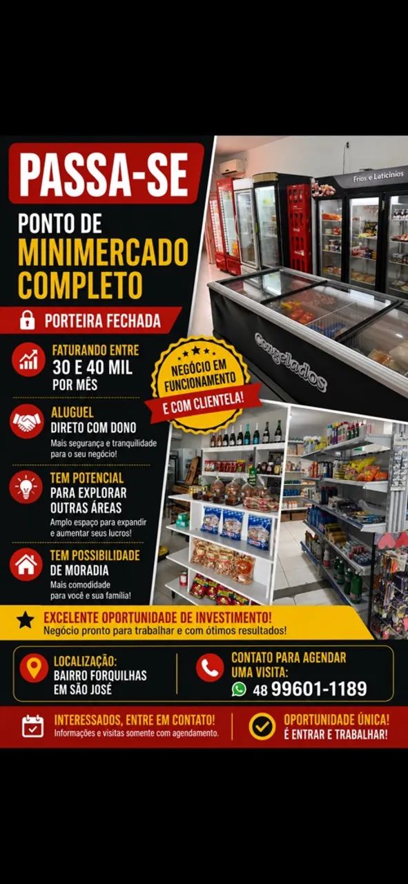 Passo ponto - Minimercado Faturando