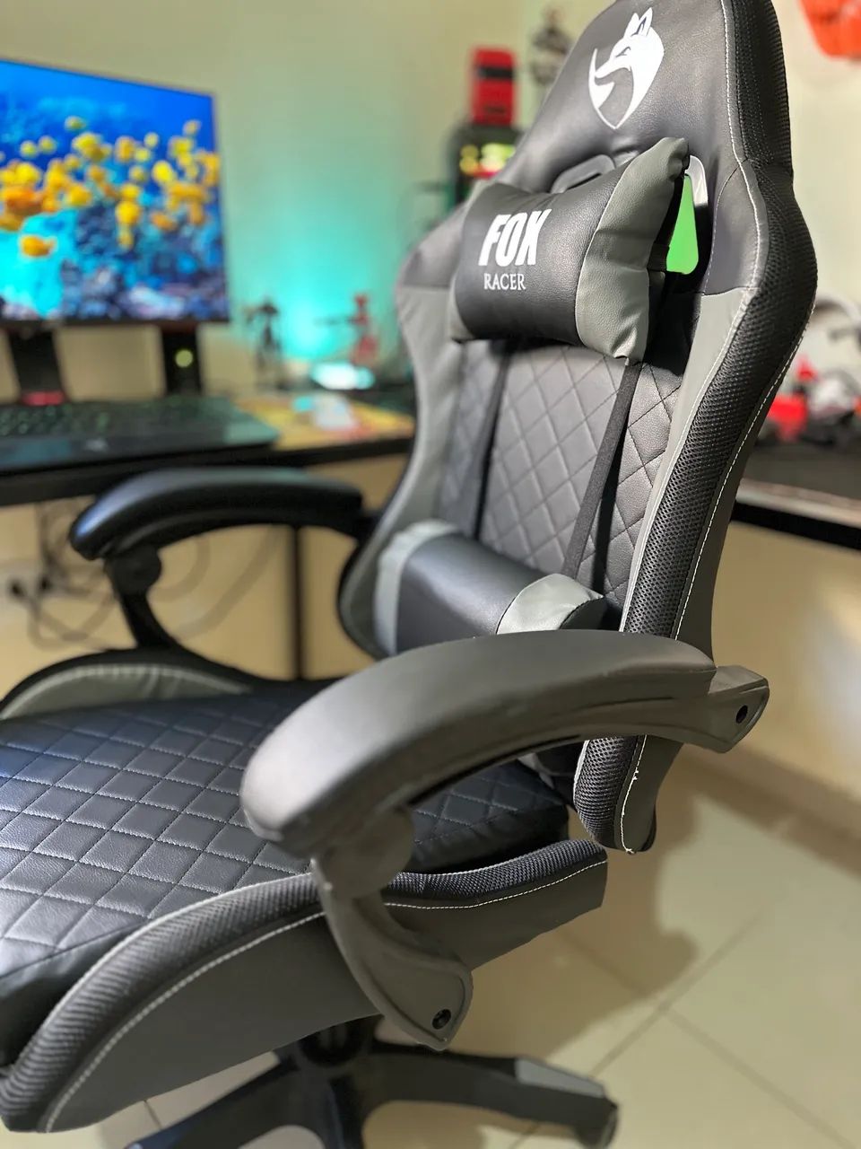 Cadeira gamer nova  - Foto 3