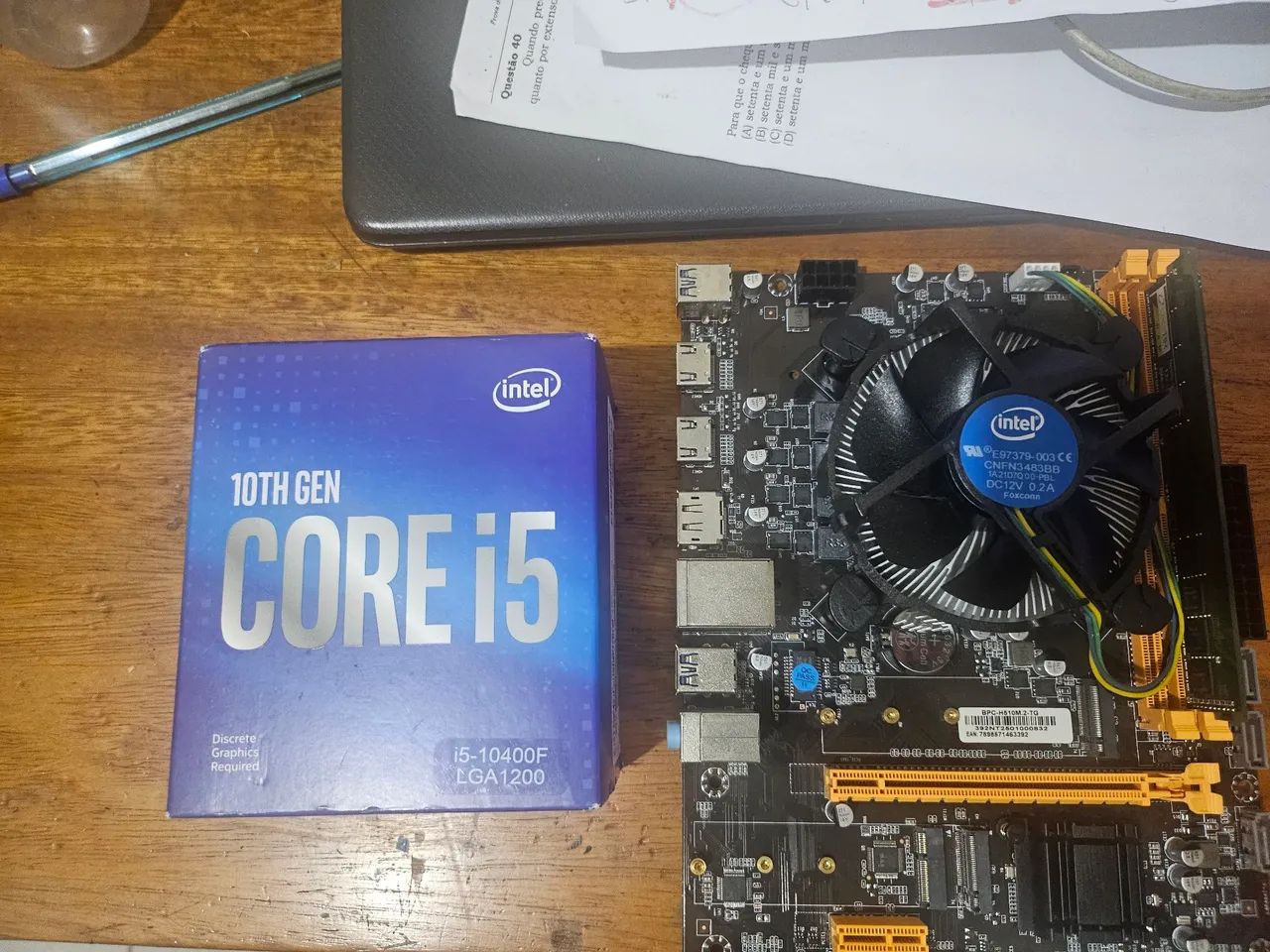 Peças, processador , memoria ram , ssd , placa mae