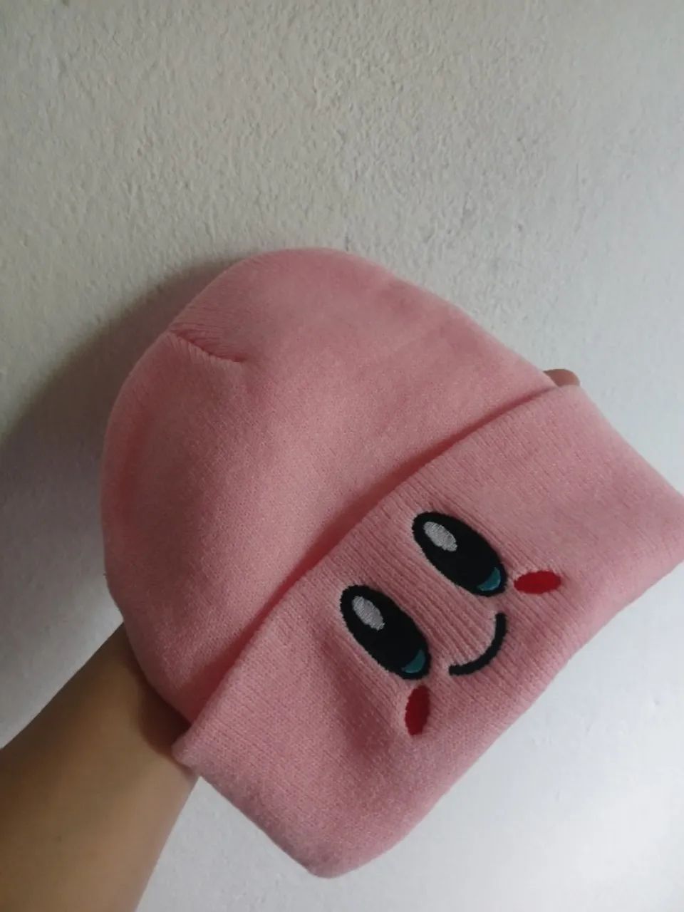Touca rosa Kirby jogo - Foto 2
