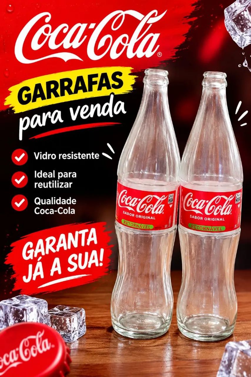 Garrafas de coca cola 
