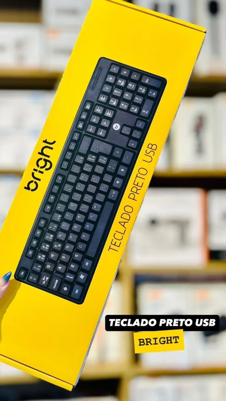 Teclado com Fio USB Bright 