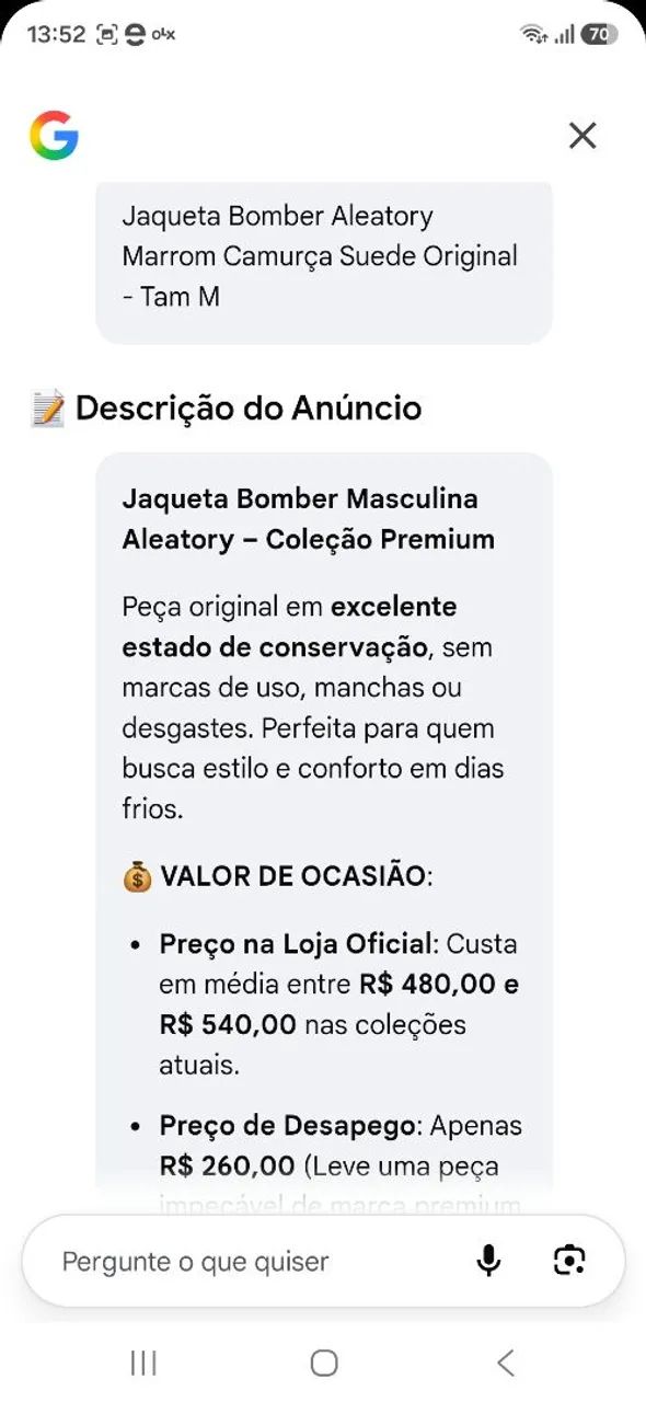 JAQUETA DE CAMURÇA M ALEATORY - Foto 5