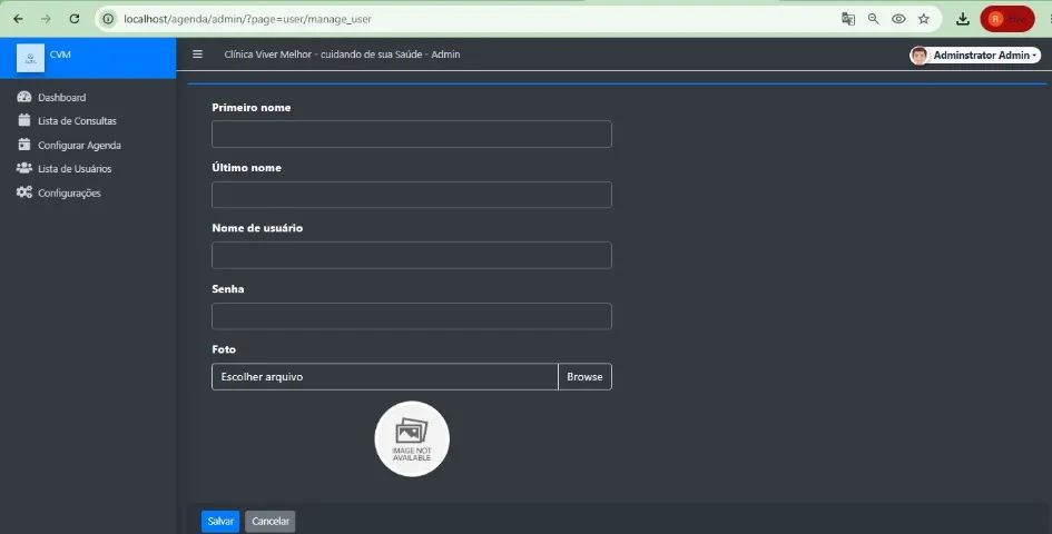 Sistema de agenda para clínicas em PHP 8.2 e Mysql - Foto 2
