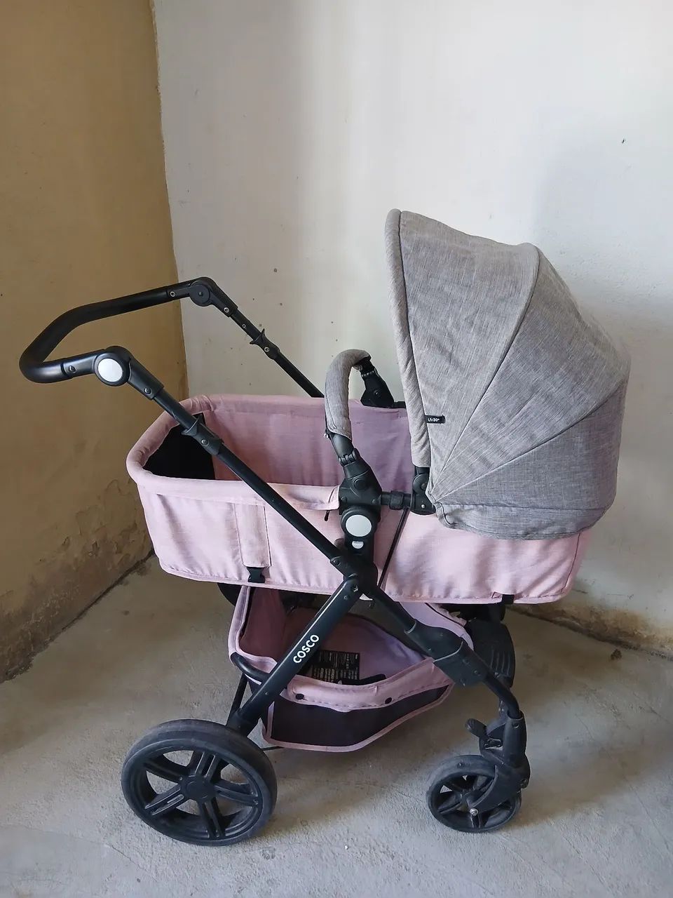 Carrinho de bebê +bebê conforto Cosco.  - Foto 3