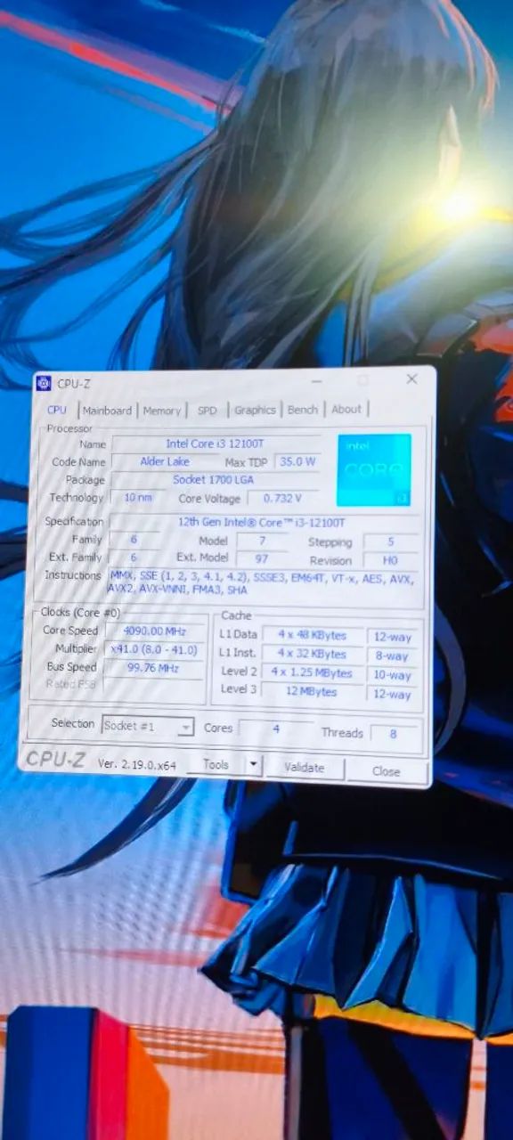 Placa mãe + processador - z790g aero - i3 12100t - Foto 3