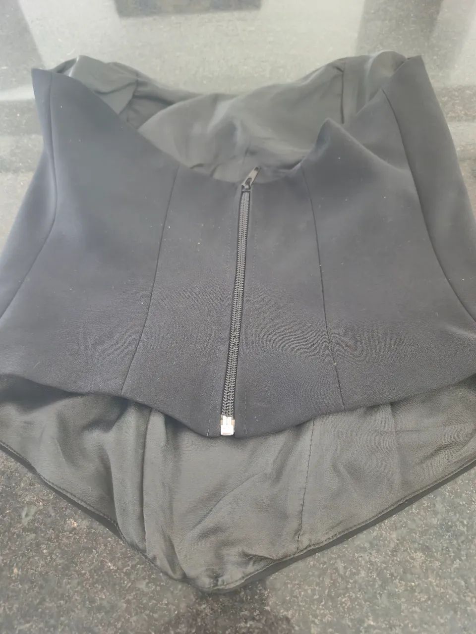 Corset preto com aplicacao bordada - Foto 3