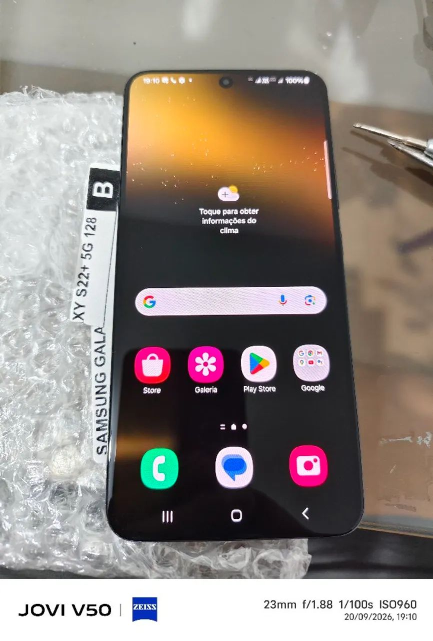 Samsung s22+ plus 128gb 8 ram , novinho 