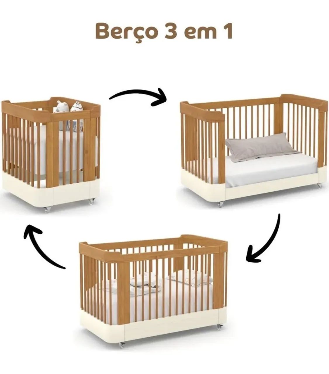 Berço Nido 3 em 1 - Foto 2