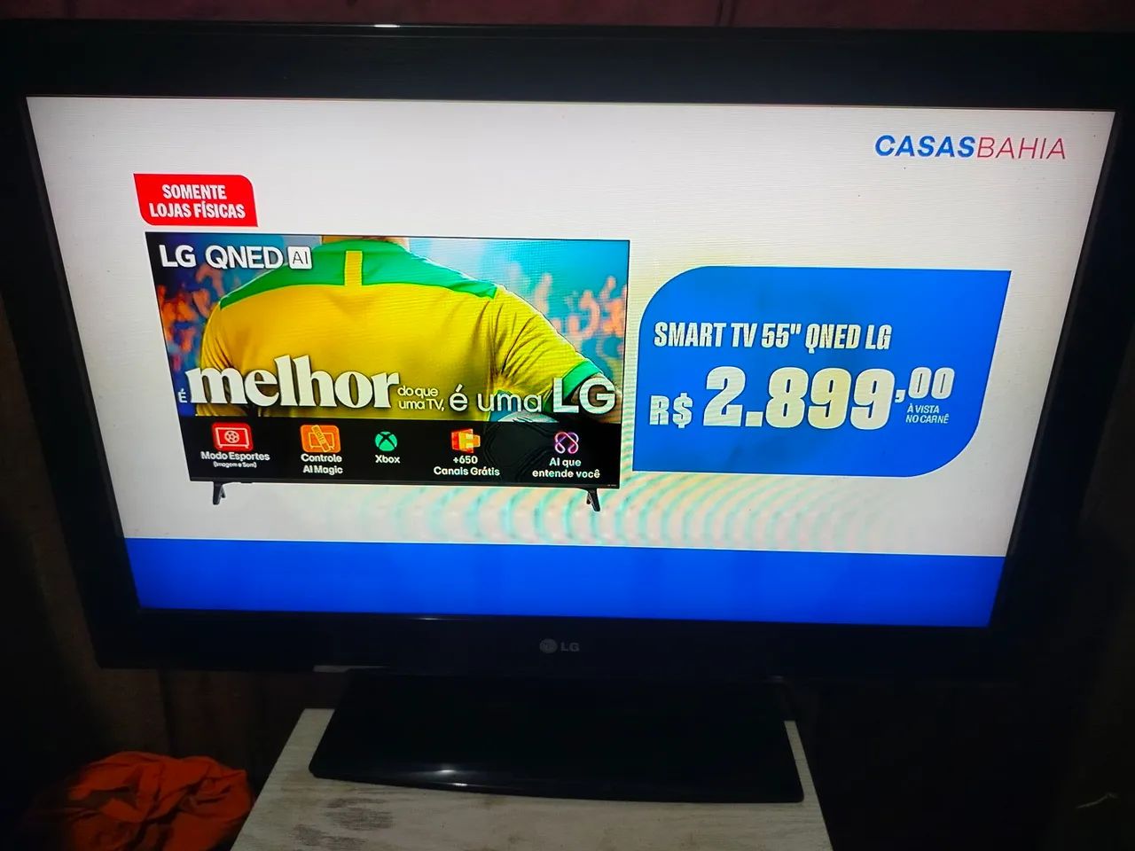 Televisão não e smartv 