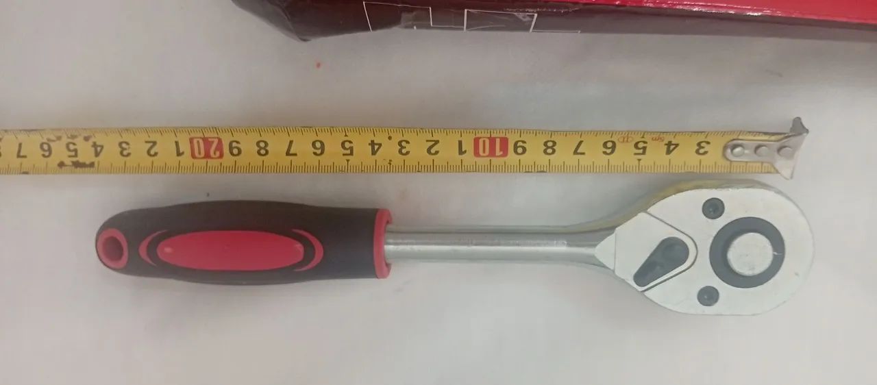 Jogo de soquetes de 1/2 Pol com catracas e extensor - Foto 2