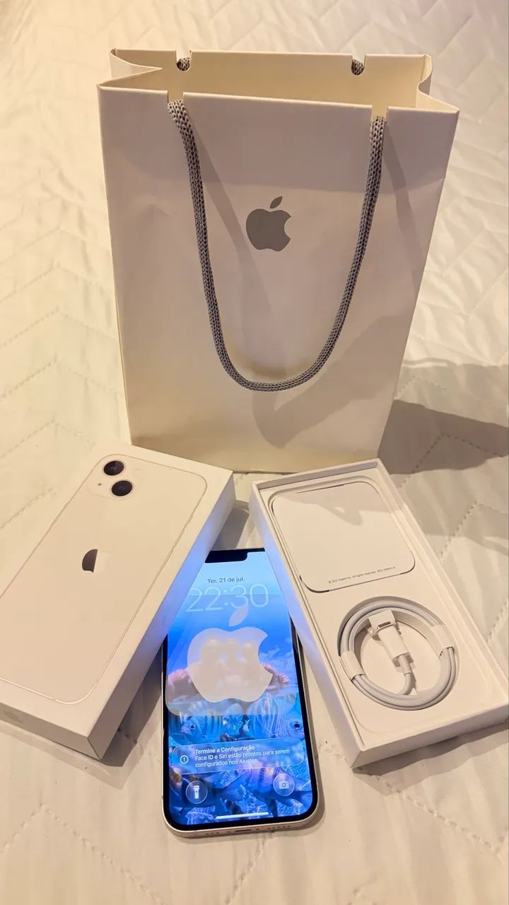 iPhone Branco 128gb 88% bateria  - Foto 4