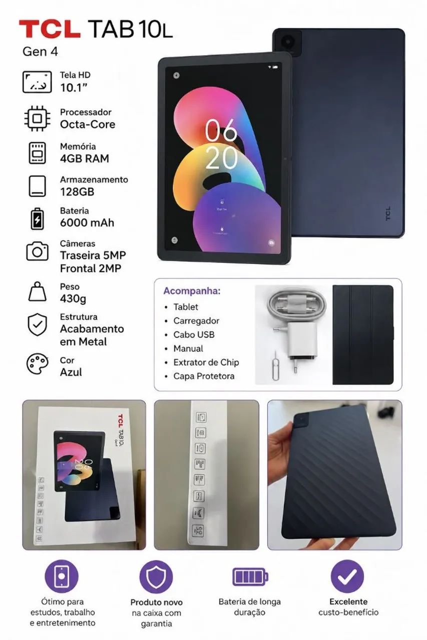 Tablet TCL Tab 10l Gen4  - Foto 5