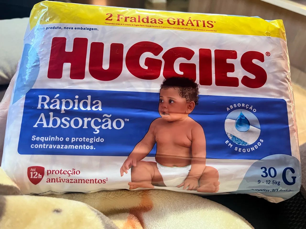 4 pacotes fralda huggies G