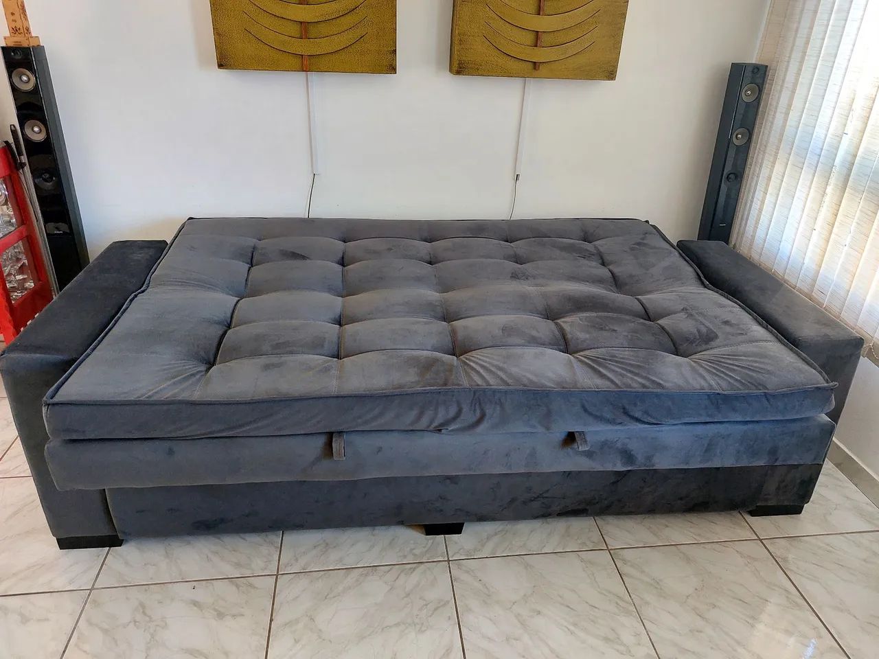 OPORTUNIDADE: Sofá-cama Miami novo - Foto 4