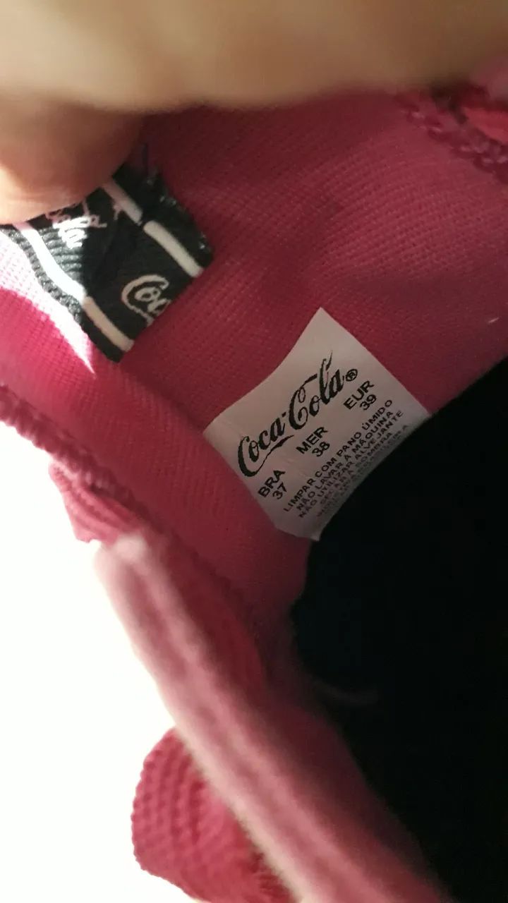 Tênis Coca Cola Rosa  número 37 - Foto 4