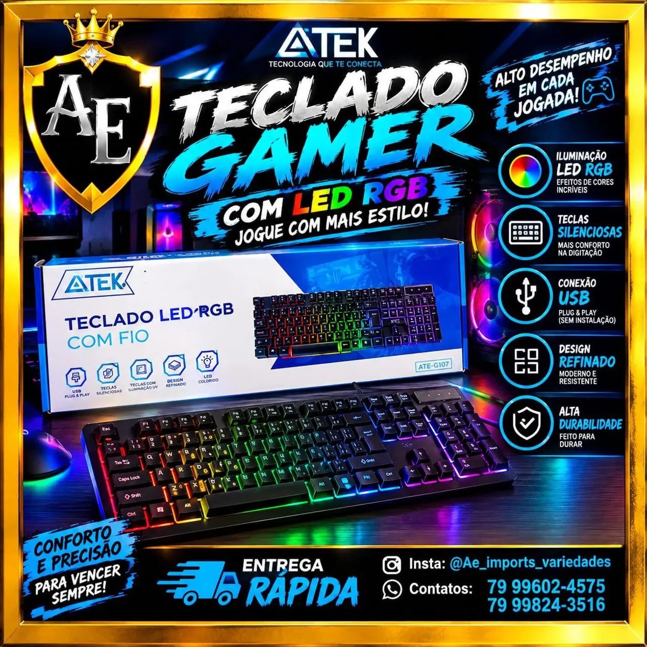 Teclado Gamer 