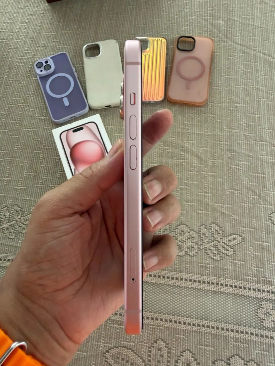 Iphone 15 128GB Rosa Super Conservado  - Foto 3