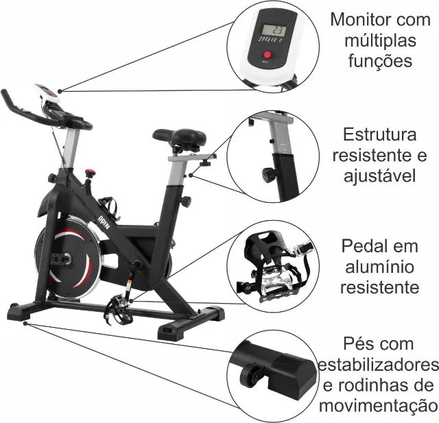 Bicicleta Spinning Odin Fit PACE3000 - Foto 2