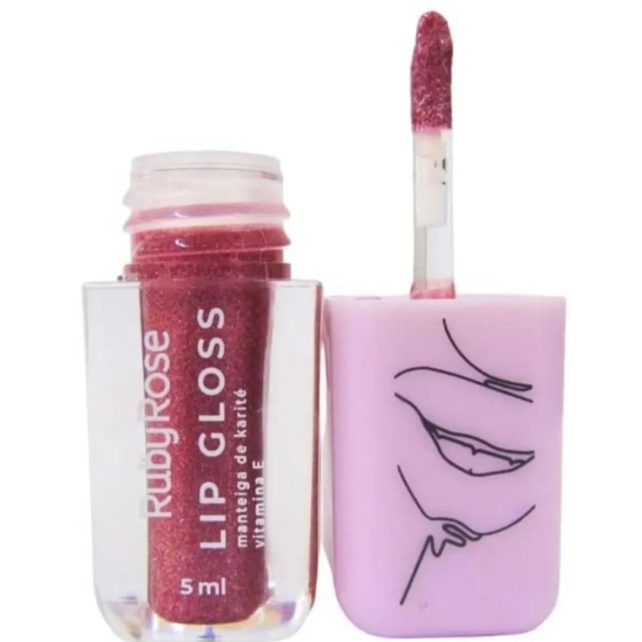 Batom Lip Gloss Shooting Star Ruby Rose - Foto 2