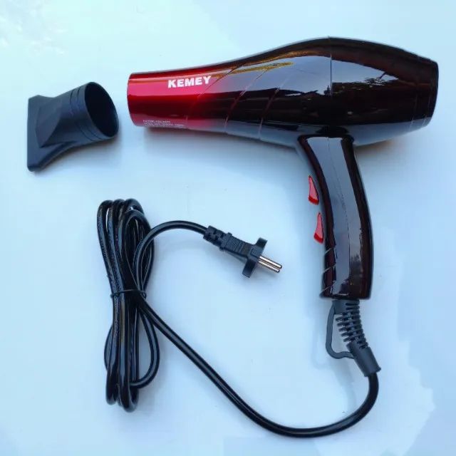 Secador de Cabelo Profissional Kemey Original - Foto 2