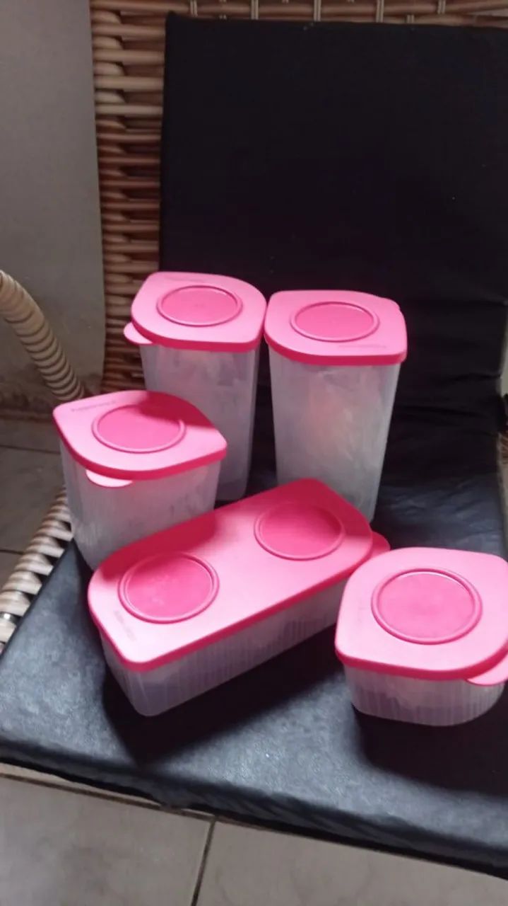Kit tupperware 5 potes - Foto 4