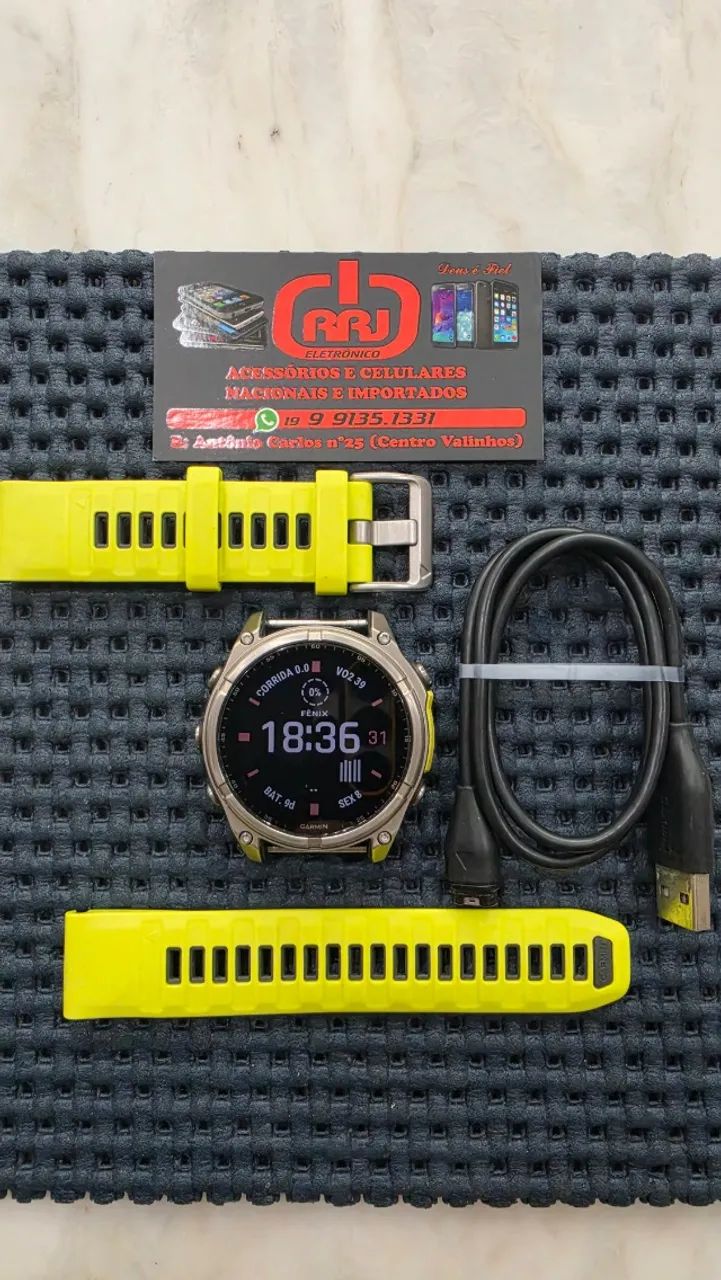 Garmin Fénix 8 47mm Safira Solar  - Foto 5