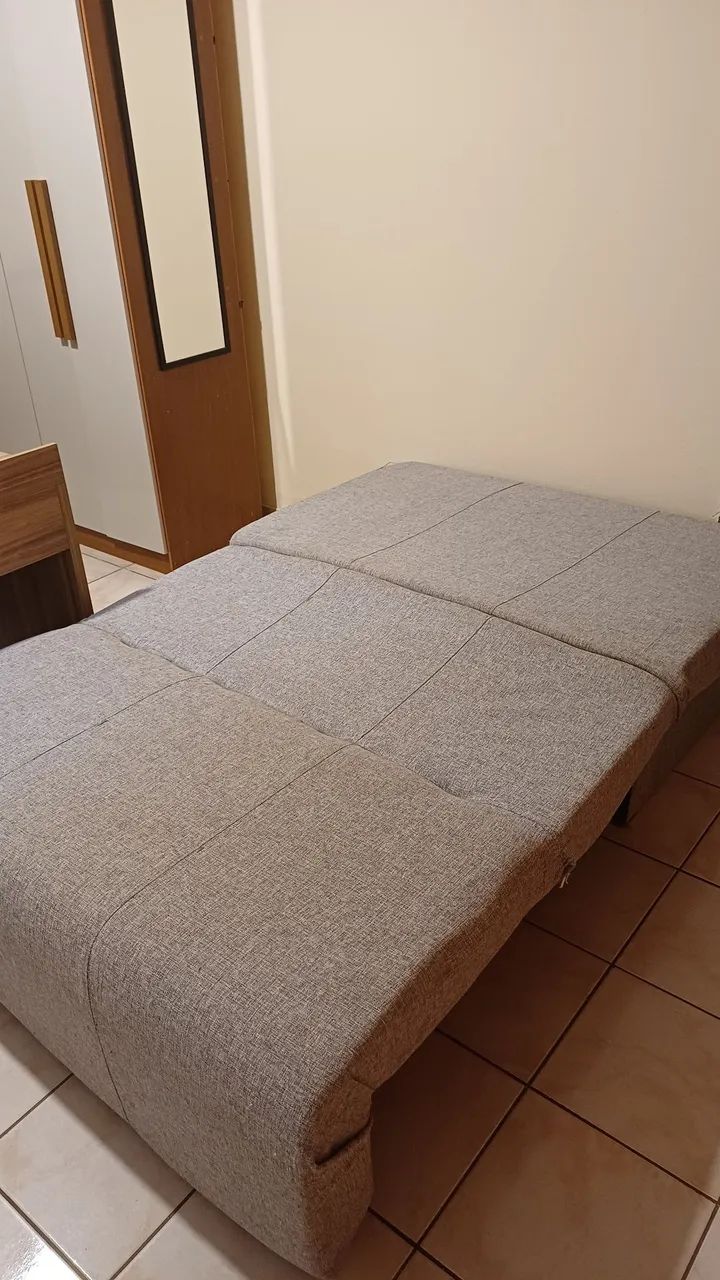 Sofá-cama tok stok 1,50m - seminovo - Foto 4