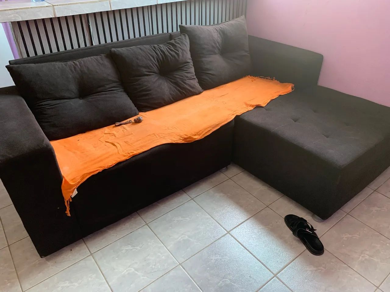 Sofá preto  - Foto 3