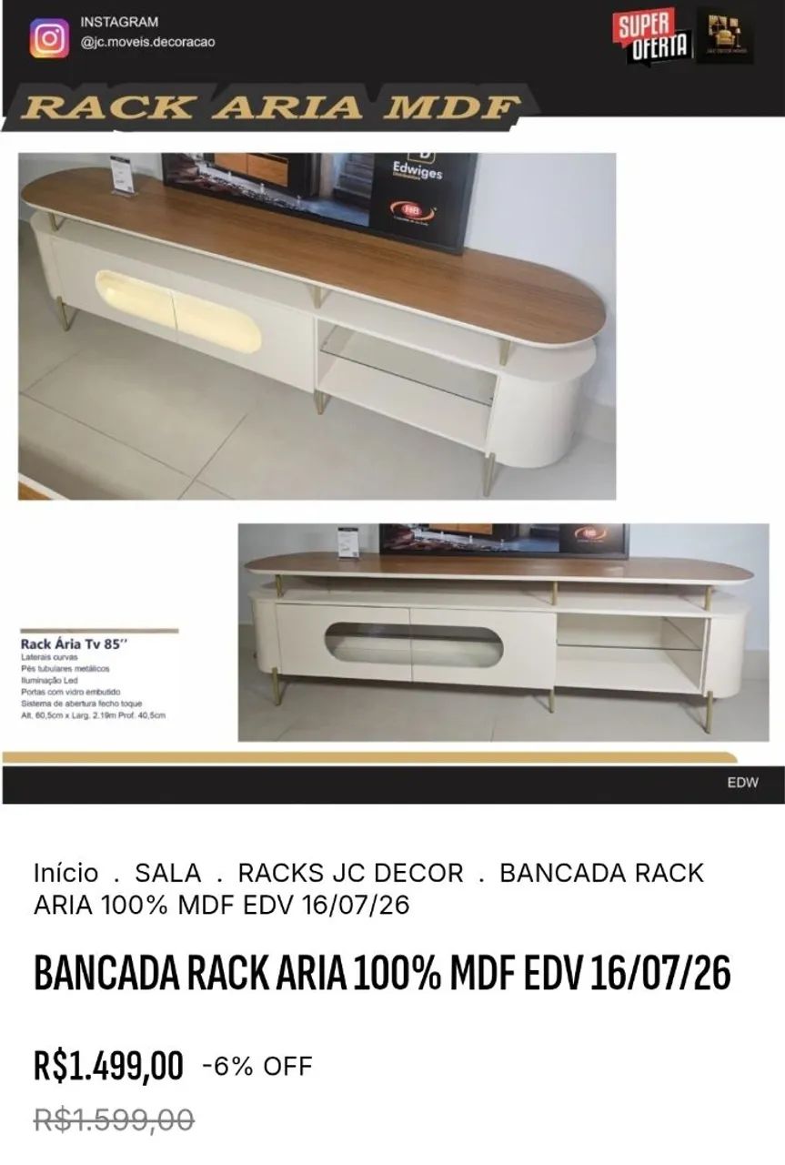 RACK ARIA MDF