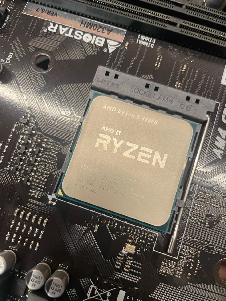 RYZEN 5 4600G + PLACA MÃE A320MH - Foto 2