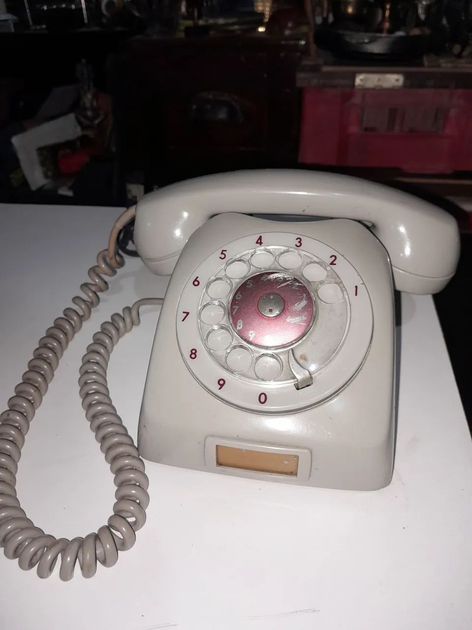 Telefone antigo de disco  - Foto 2