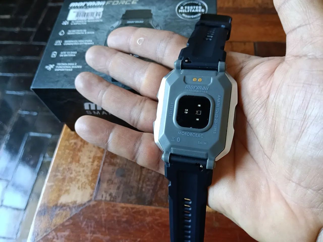 Smartwatch Mormaii Force  - com caixa e pulseiras extras  - Foto 3
