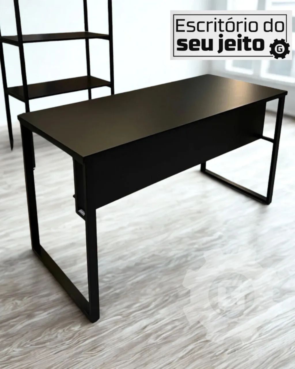 Escrivaninha Industrial Reforçada 1,1m NOVA Mesa Multiuso Computador Notebook Escritório