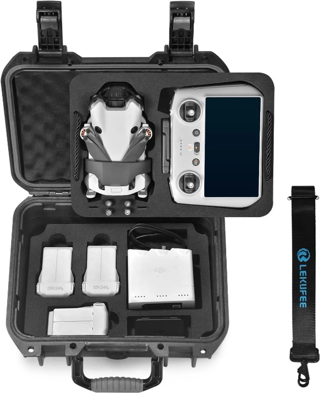 Case rígida/impermeável compatível com drone DJI 