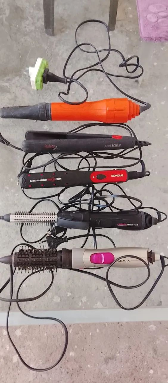 Chapas de cabelo e utilitários 