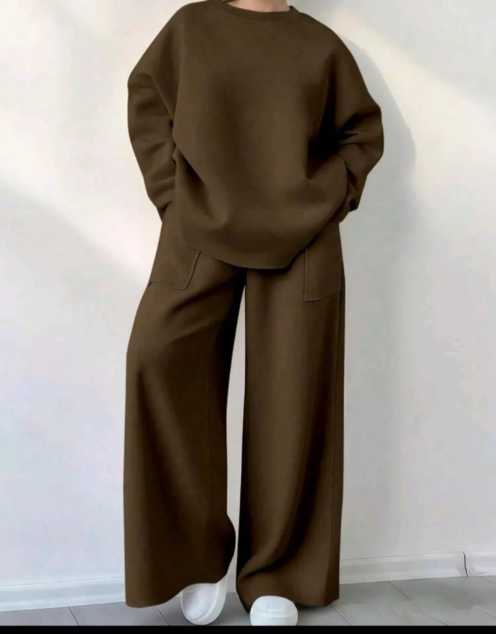 Conjunto moletom marron feminino novo  - Foto 5